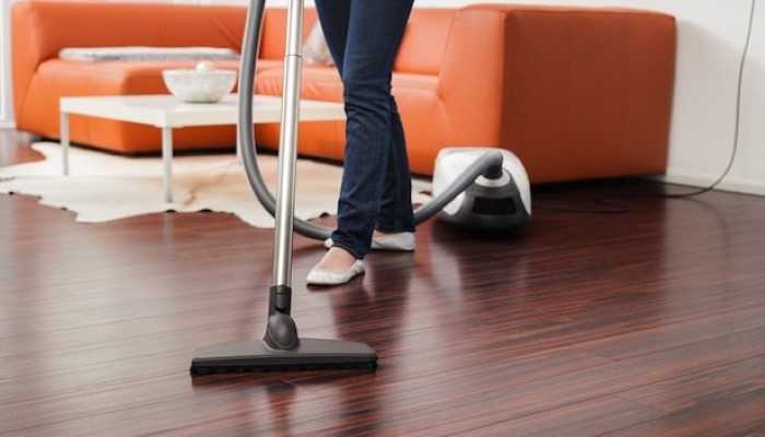 Femme qui passe l'aspirateur Femme qui passe l'aspirateur