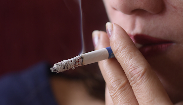 Cigarette qui se consume