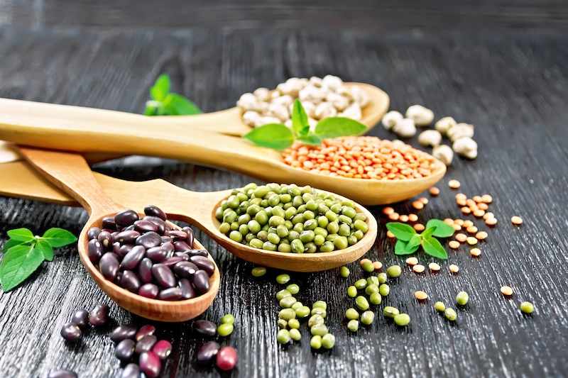 Vitamines dans les légumes secs