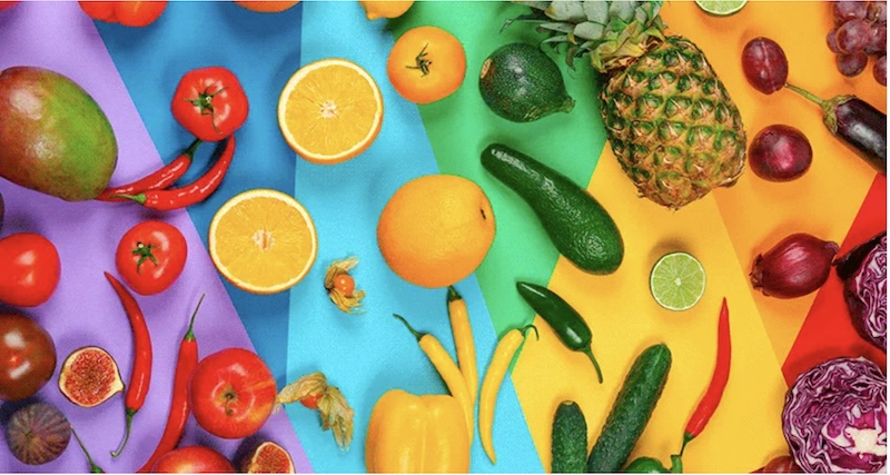 Des aliments de toutes les couleurs Des aliments de toutes les couleurs