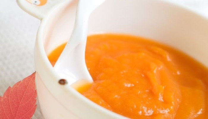 Purée de carottes au fromage frais