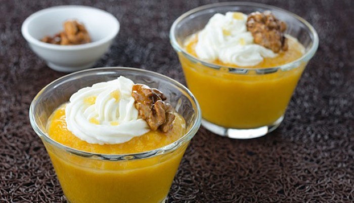 Mini puddings à la citrouille