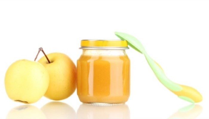 Compote de pomme et avoine