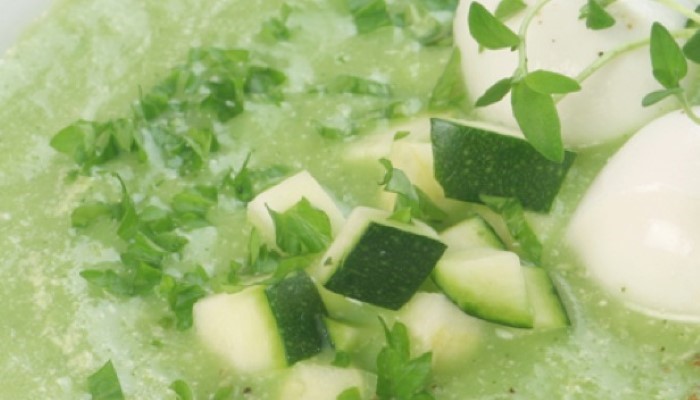 Purée de courgette, pommes de terre et ricotta