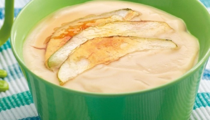 Crème à la poire et au yaourt