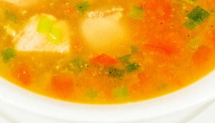 Soupe de sole à la tomate