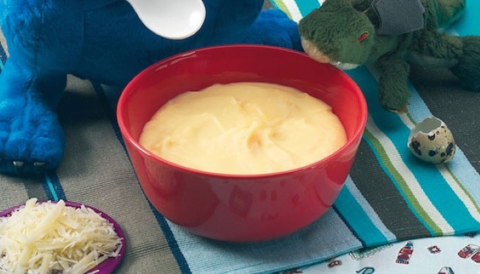 Purée de bar avec des pommes de terre