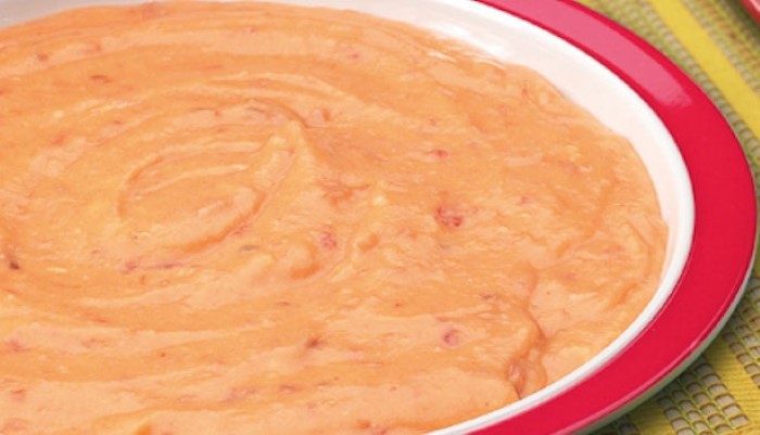 Velouté de maïs à la tomate