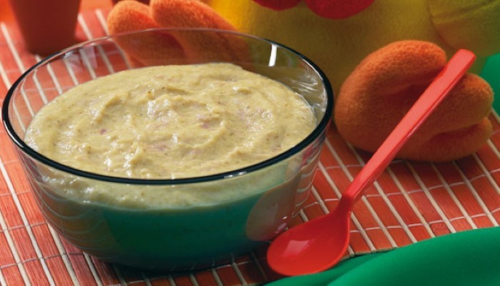 Purée jambon et légumes