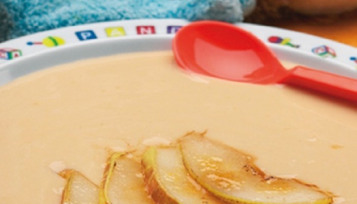 Purée à l’avocat et à la poire