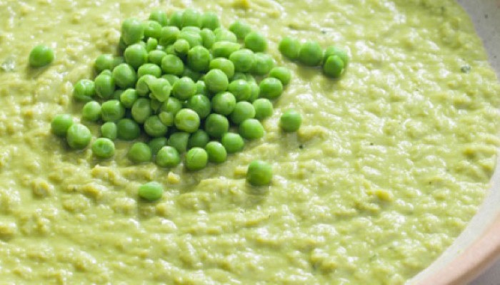 Pâtes et petits pois