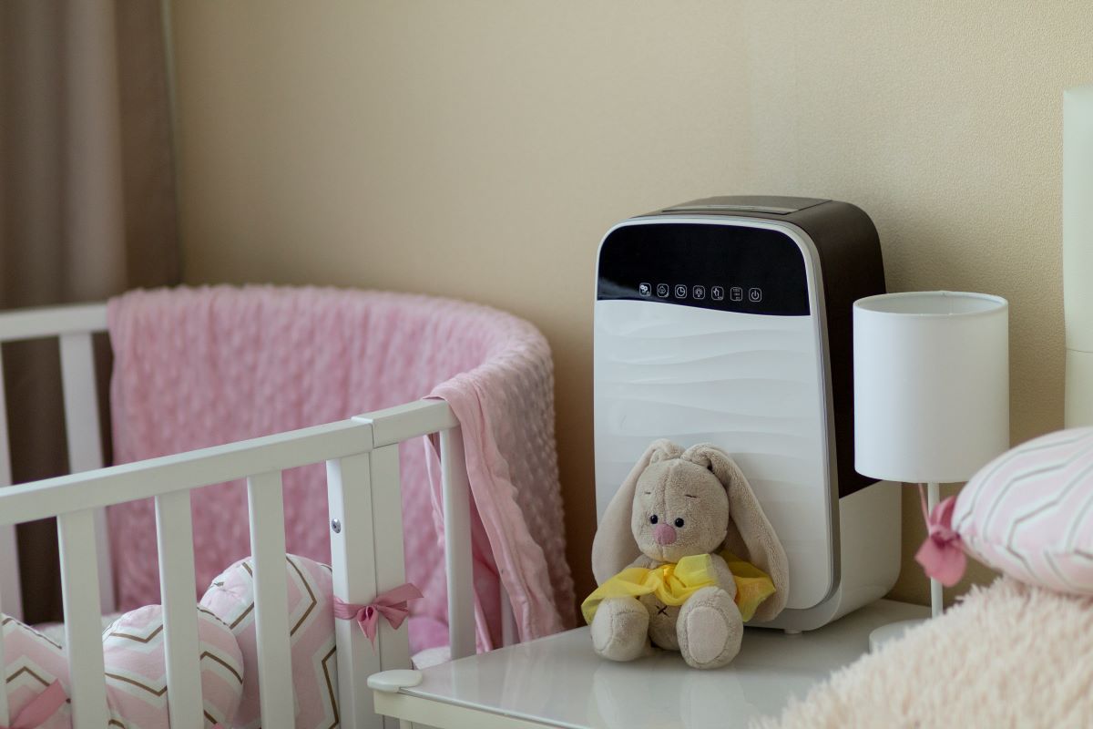 Bébé dans son berceau