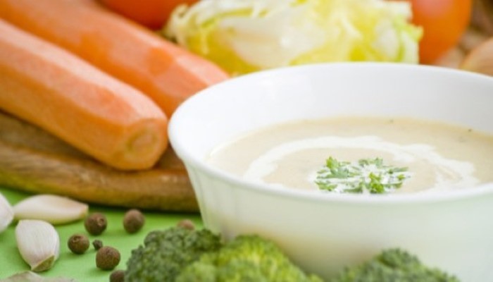 Velouté et légumes de saison Velouté et légumes de saison