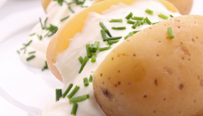 Pommes de terre au fromage frais