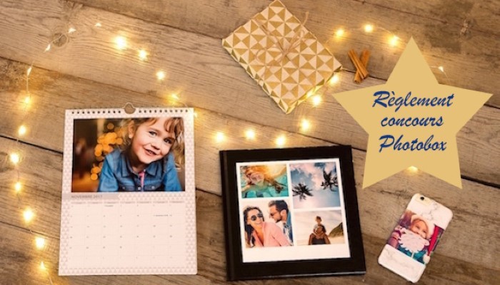 Règlement jeu concours Photobox