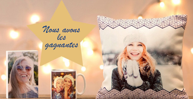 Gagnantes jeu concours Photobox