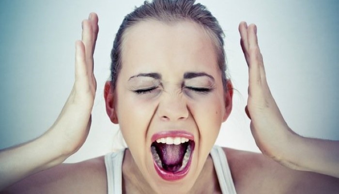 Femme stressée Femme stressée