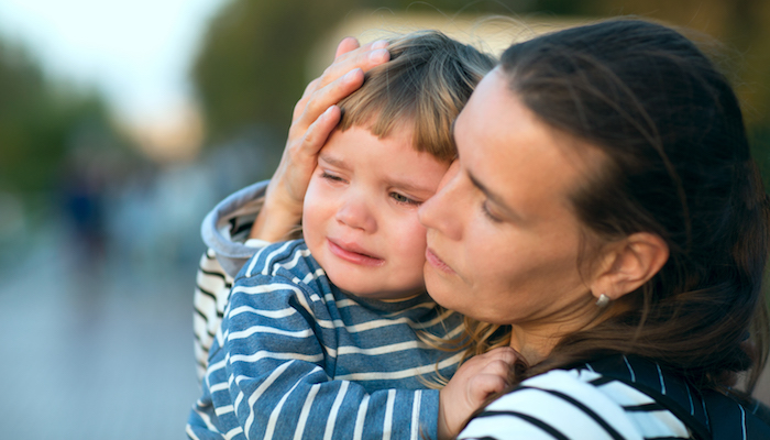 Une mère et son enfant