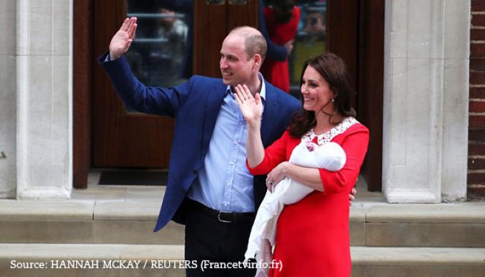 Kate et William sortent de la maternité avec Royal Baby Louis Kate et William sortent de la maternité avec Royal Baby Louis