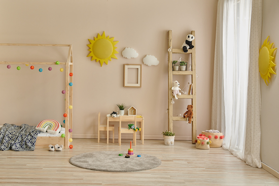 Environnement pour la méthode Montessori à la Maison