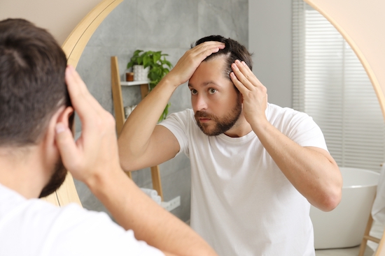 Raisons de la chute des cheveux chez l'homme