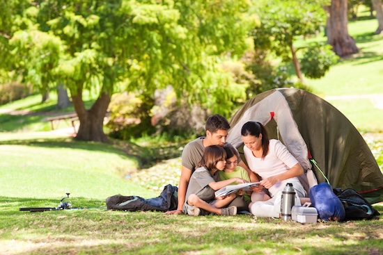 Faire du camping avec les enfants