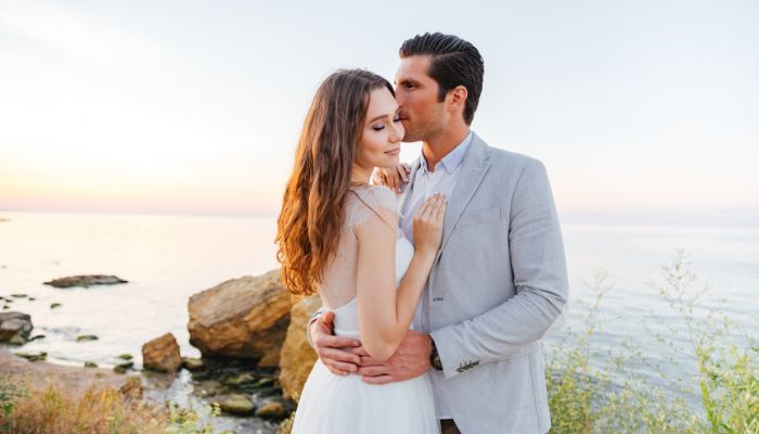 jeune couple marié jeune couple marié