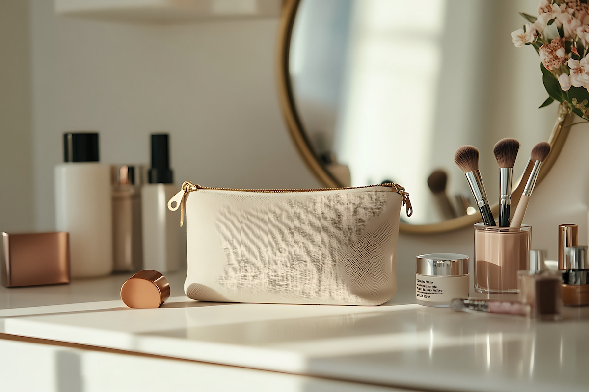 Trousse beauté minimaliste après bébé