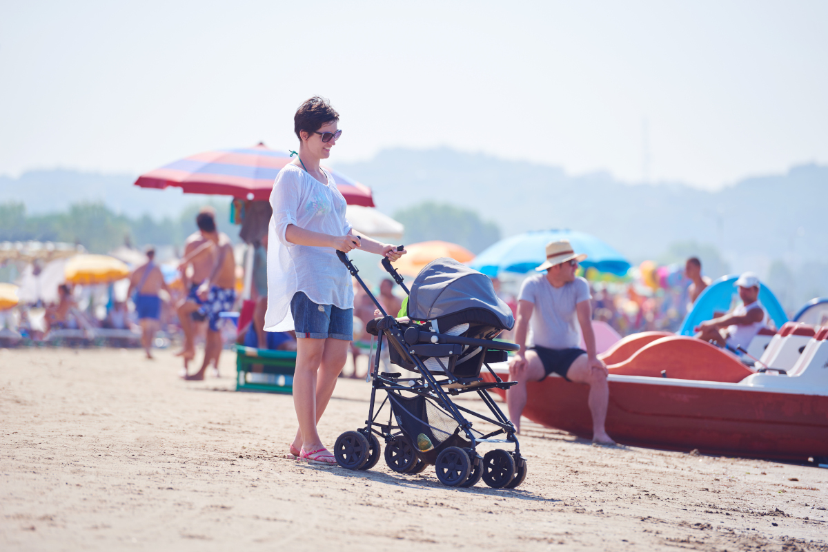 Poussette plage et tout-terrain