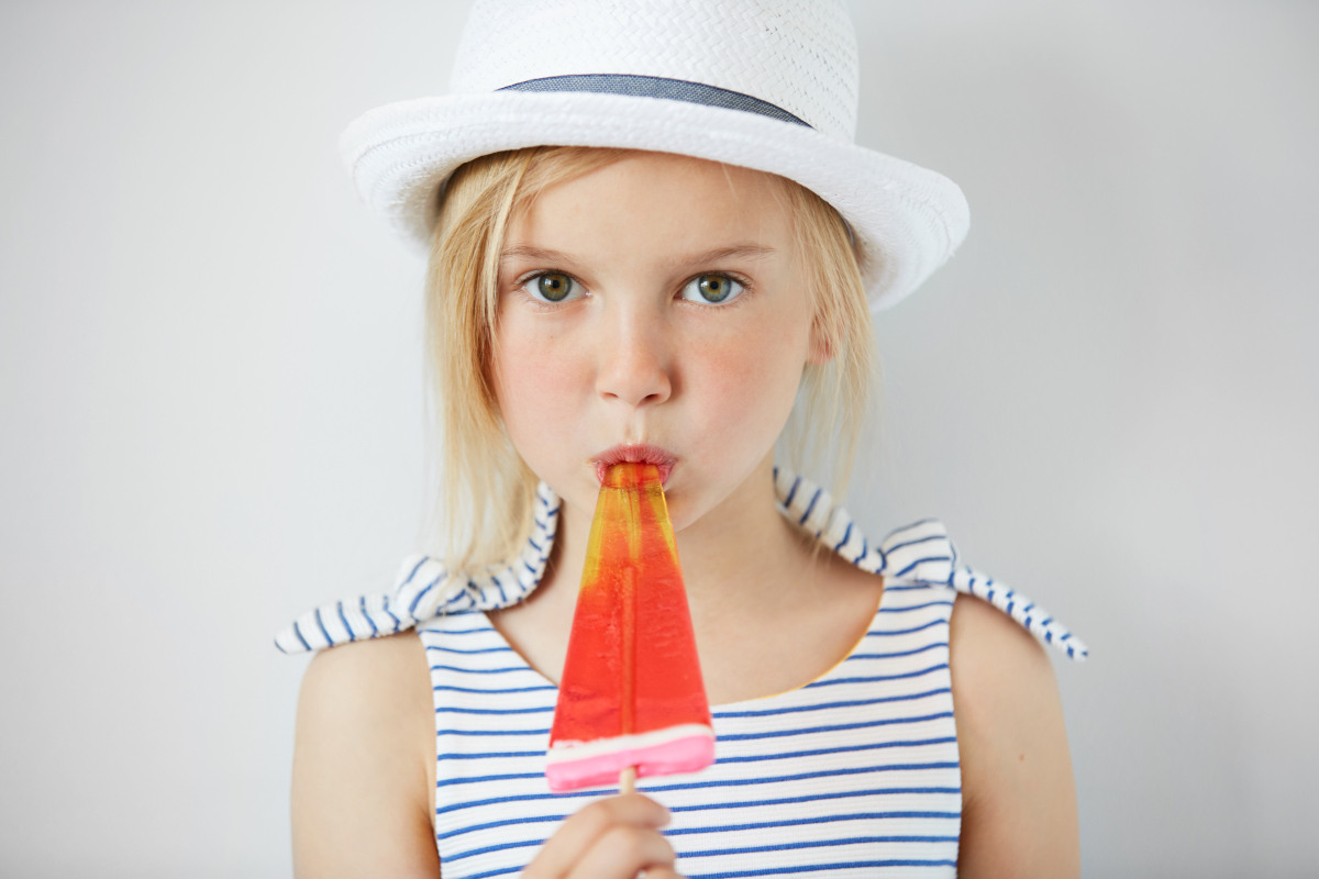 Glaces maison enfant sans sucre raffiné