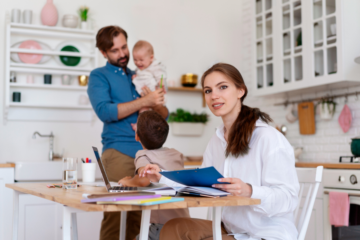 Télétravail parents en juin