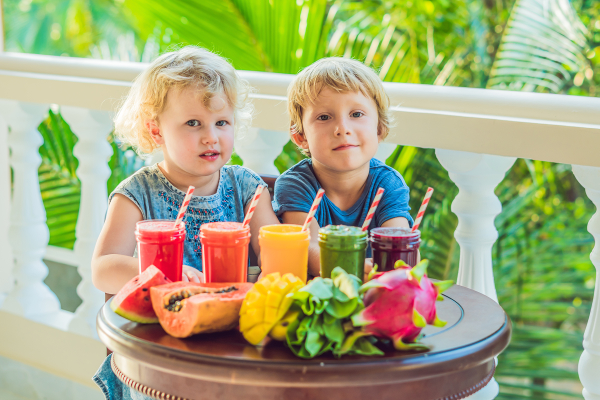 Boissons d'été sans sucre pour enfants