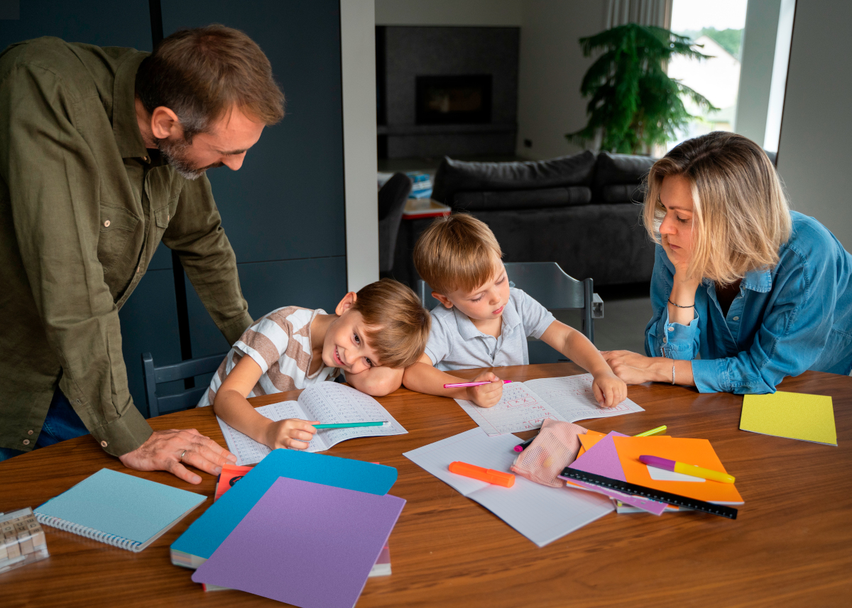 Bilan couple de fin d'année scolaire