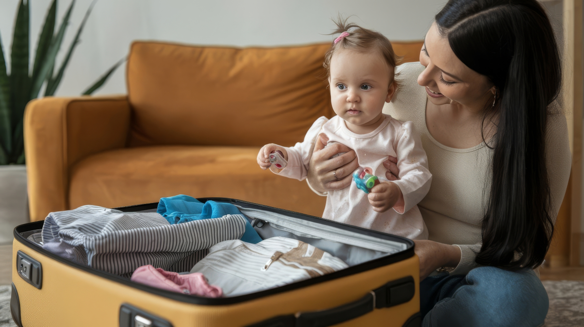 Prendre l'avion avec bébé cet été Prendre l'avion avec bébé cet été