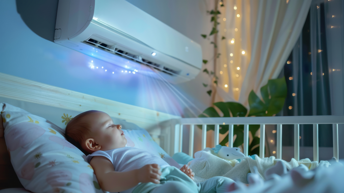 Ventilateur ou climatiseur pour la chambre de bébé