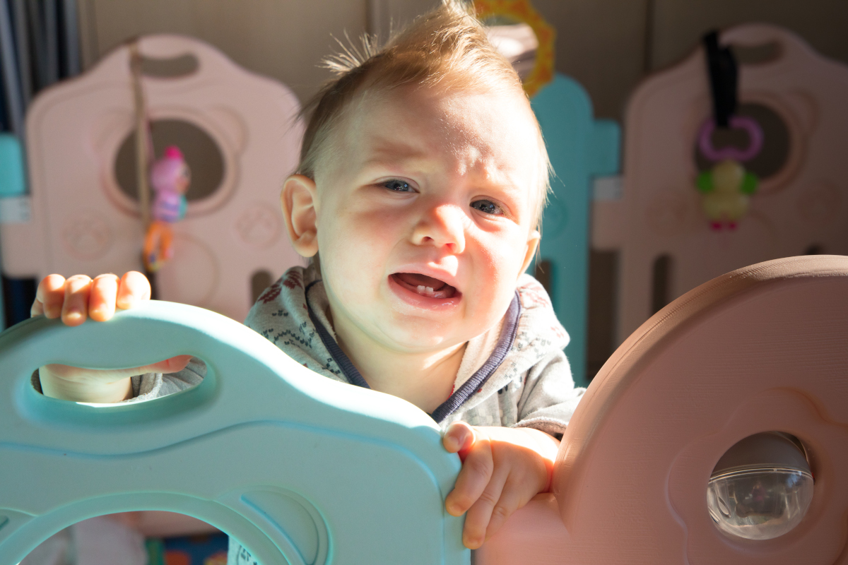 Bébé pleure toujours au départ à la crèche