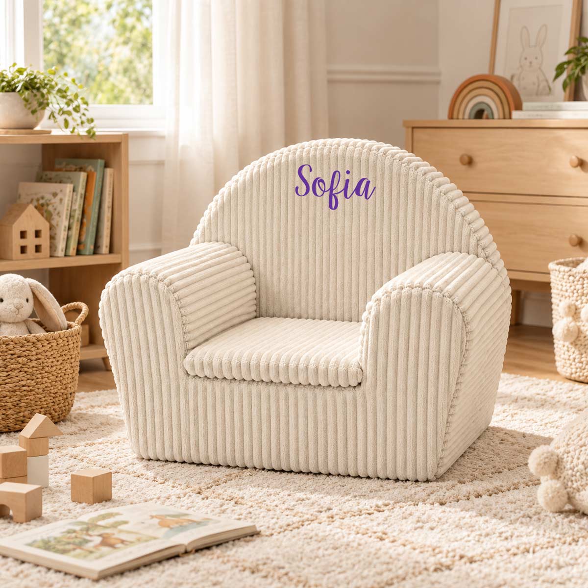 Un fauteuil à son prénom pour donner envie de lire