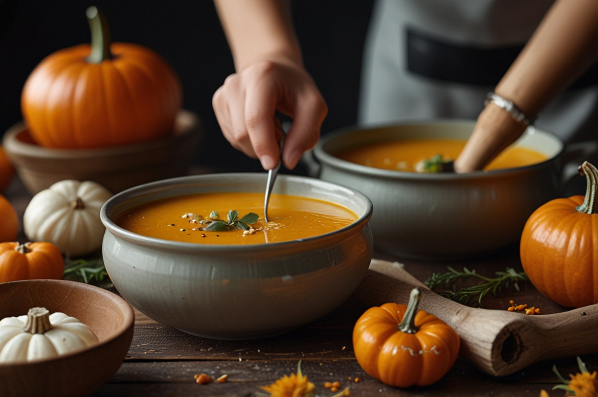 Soupes et veloutés d’automne
