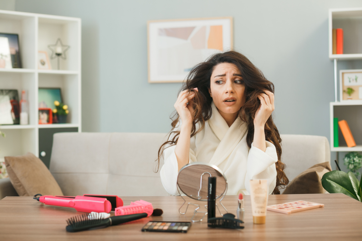 Cheveux secs et électriques en automne