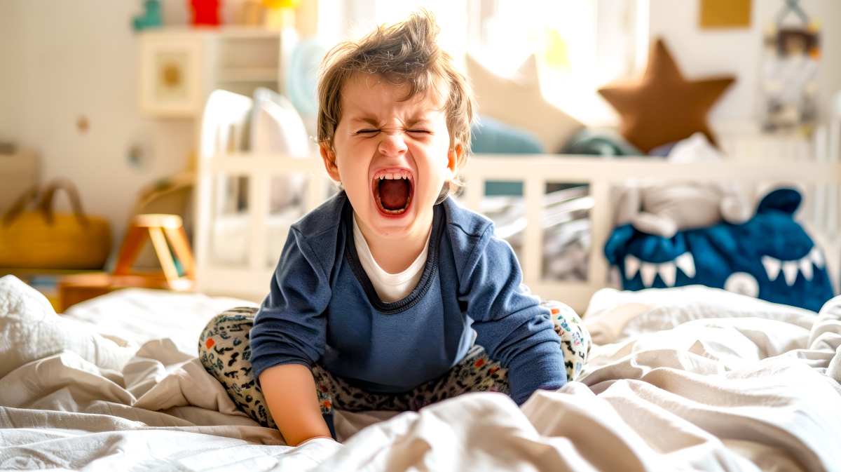Crises de colère à 2 ans pendant les vacances