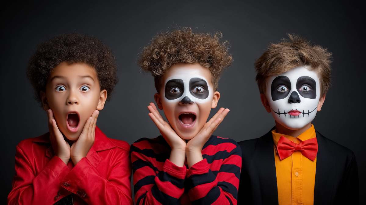 Enfant de 3 ans qui a peur des déguisements et des masques