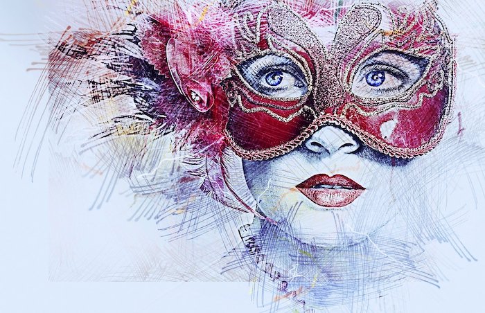 Masques de carnaval à colorier Masques de carnaval à colorier