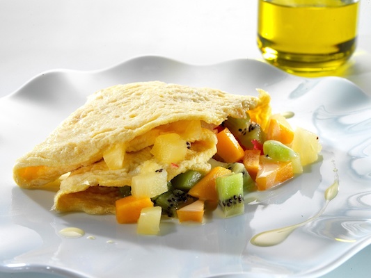 Recette omelette tropicale