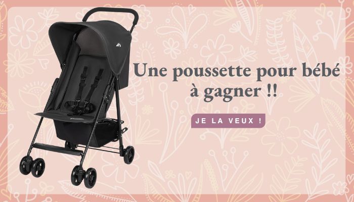 Une poussette canne à gagner