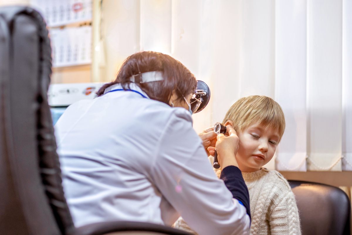 Otite séreuse chez l'enfant