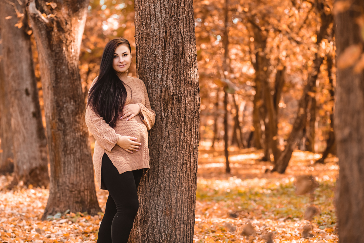 Tenue de grossesse pour l'automne