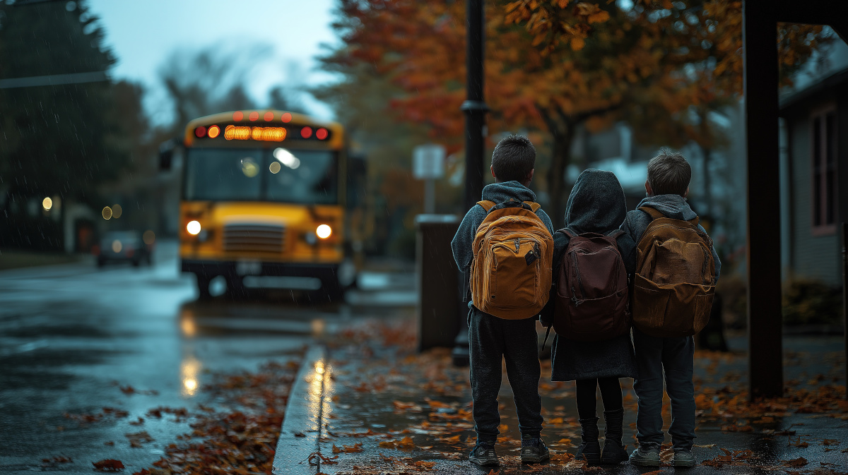 Changement d’heure : les trajets école à la nuit tombée