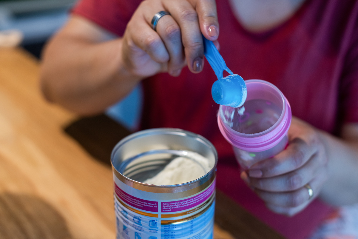 Lait infantile et céréulide