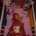 Zoé, poupée de 2½mois